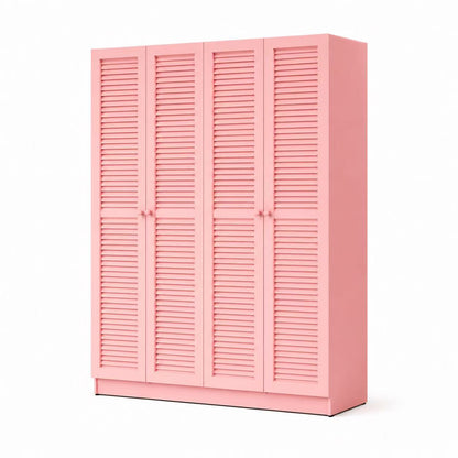 LUNA LOUVER Metal Wardrobe