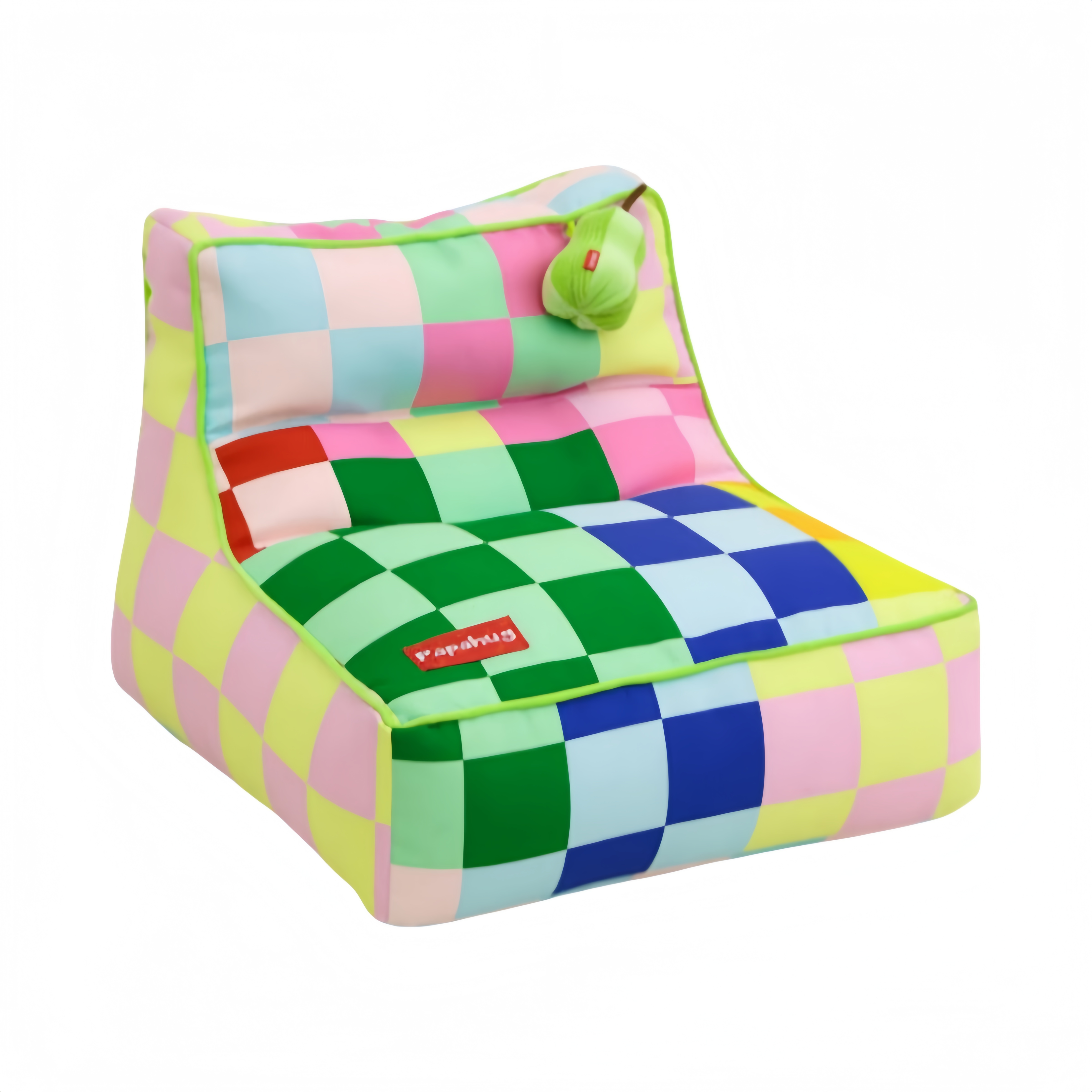 Mosaic Grid Bean Bag Chair