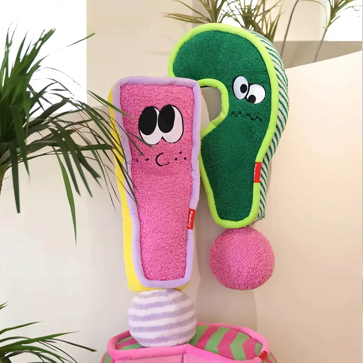 Exclamation & Question Mark Plush Pillows