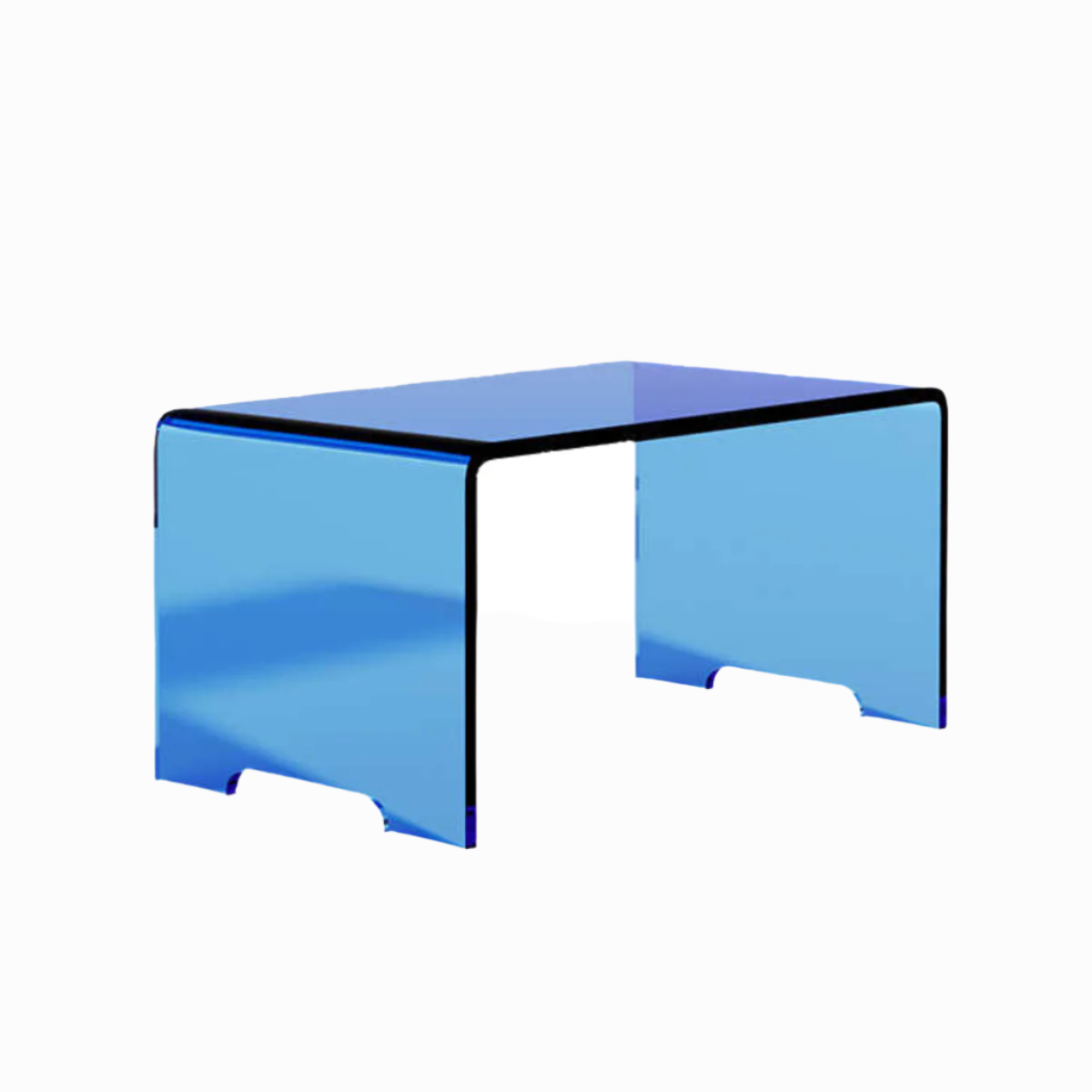 Gradient Glow Acrylic Side Table