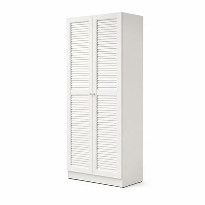 LUNA LOUVER Metal Wardrobe