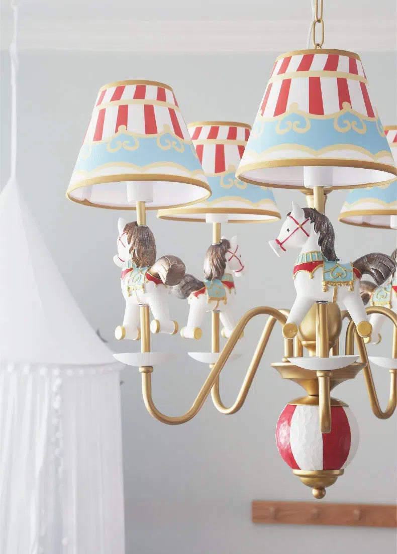 Carousel Horse Chandelier