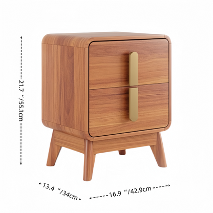 Mid-Century  Nightstand with Drawers