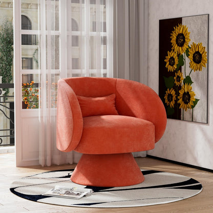 Sable Swivel Barrel Chair
