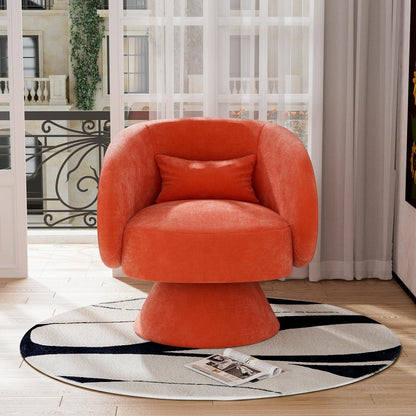 Sable Swivel Barrel Chair