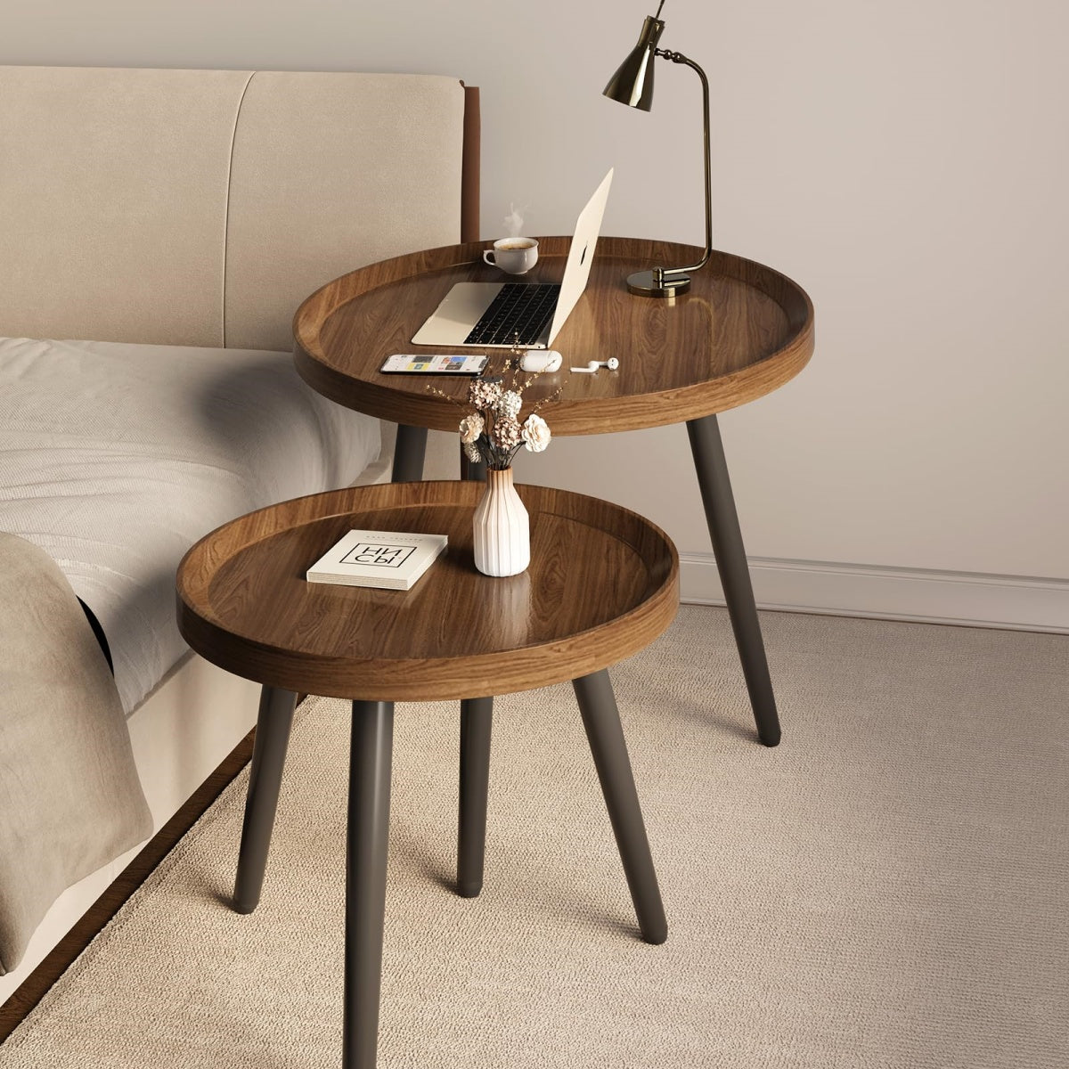 Modern Nesting Coffee Table Set