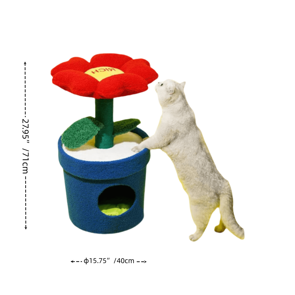 Rich Flower Cat Bed