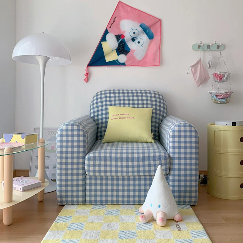 Dreamy Checkered Sofa