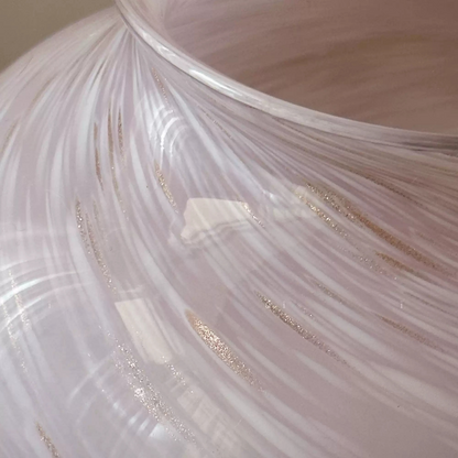 Blush Light Hand-Blown Glass Vase