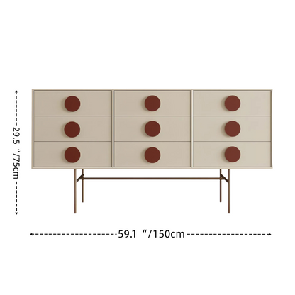Modern Nordic Wooden Chest of Drawers