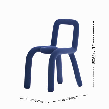 Curvy Tube Chair (Multiple Colors)