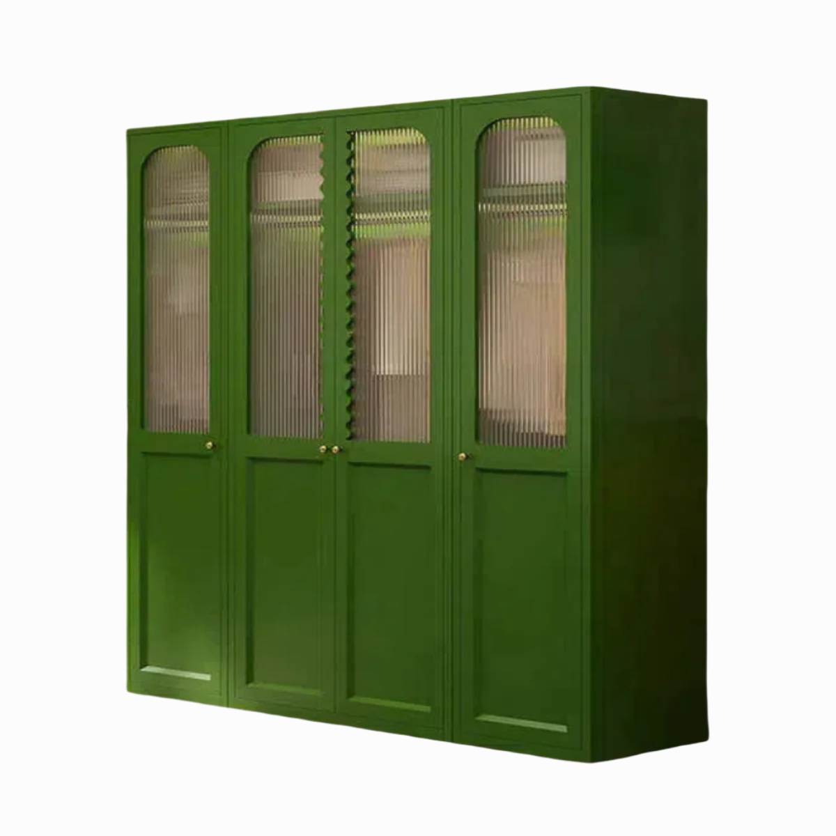 French Vintage Steel Wardrobe