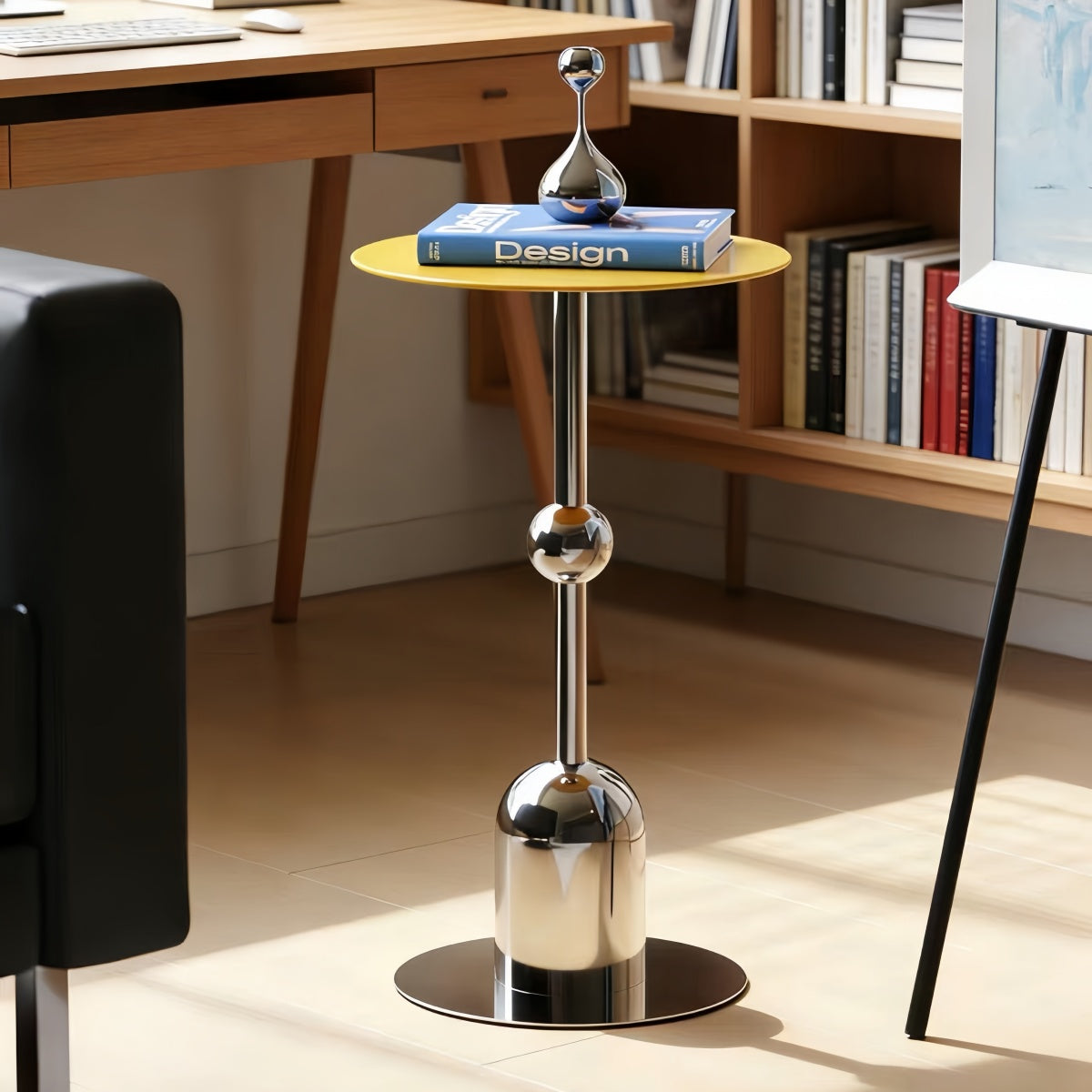 Retro Metallic Side Table