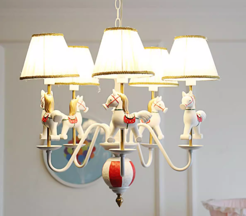 Carousel Horse Chandelier