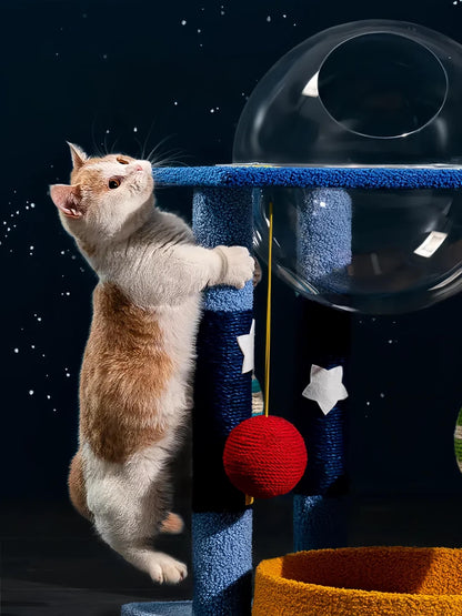 Deluxe Space Capsule Cat Climber