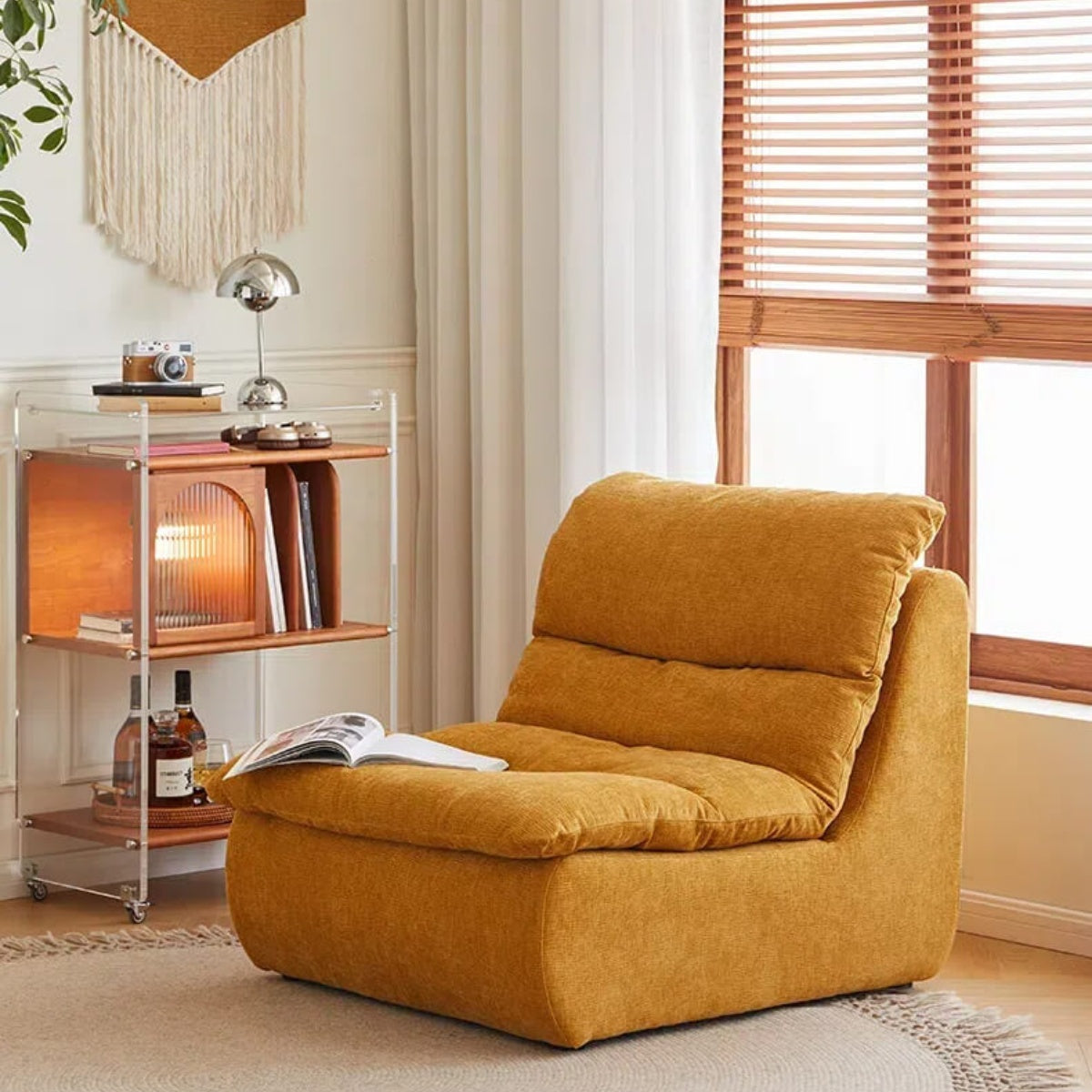 Nova Curve Chenille Sofa