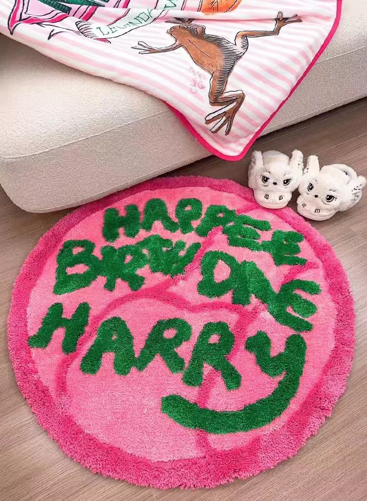 Happee Birthdae Harry Rug