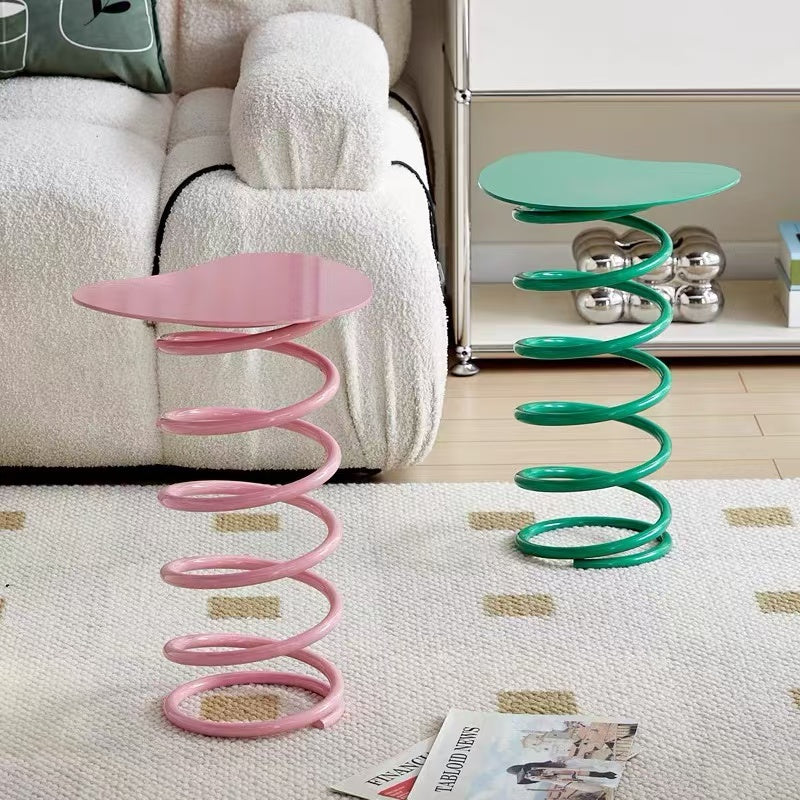 Spring Spiral Coffee Table (Multiple Colors)