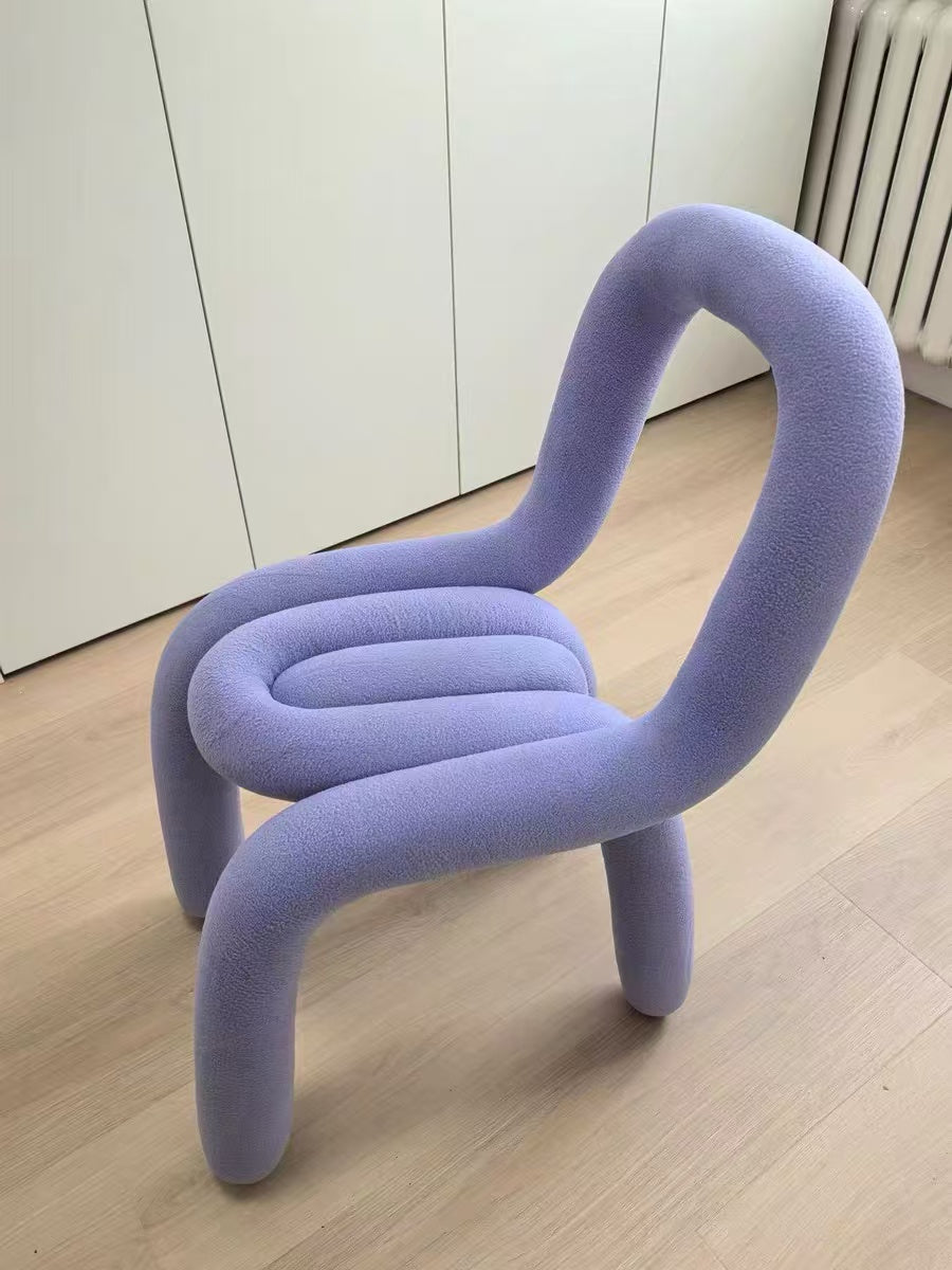 Curvy Tube Chair (Multiple Colors)