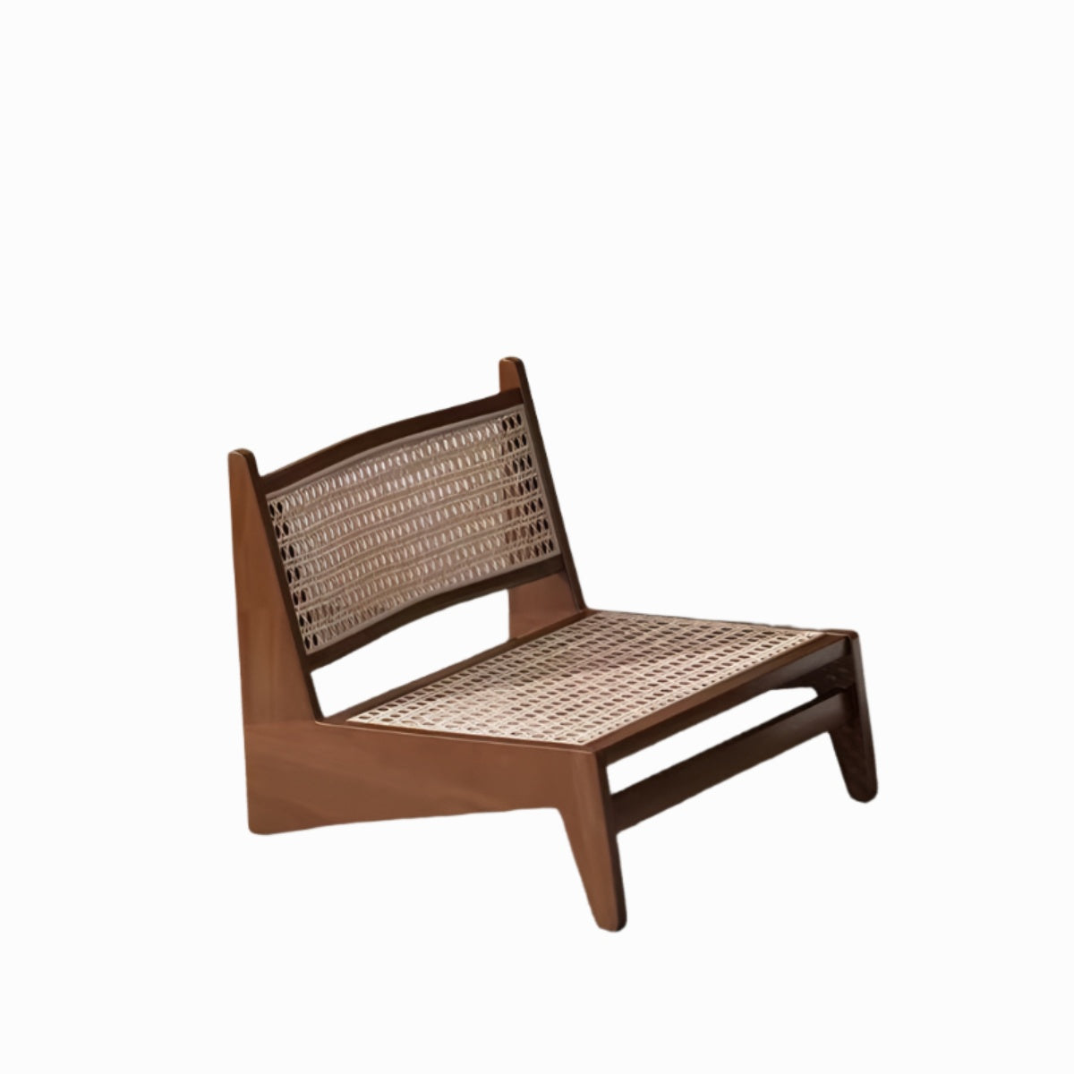 Ashwood & Rattan Kangaroo Chair