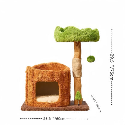 Tree Trunk Cat Tower