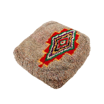 Moroccan Wool Pouf