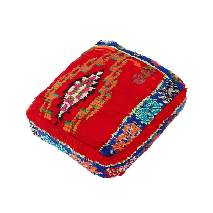 Moroccan Wool Pouf