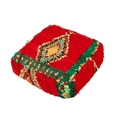 Moroccan Wool Pouf