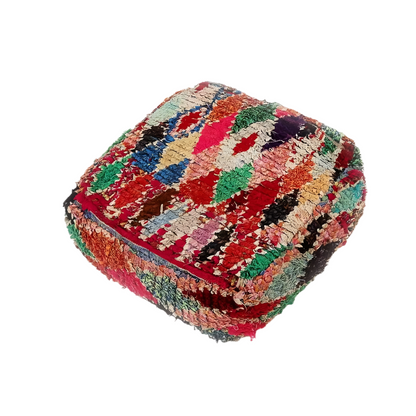 Moroccan Wool Pouf