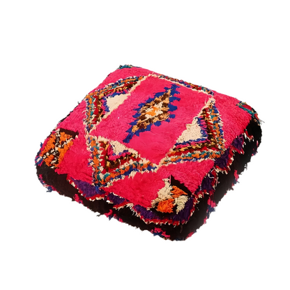 moroccan wool pouf