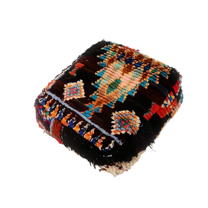Moroccan Wool Pouf