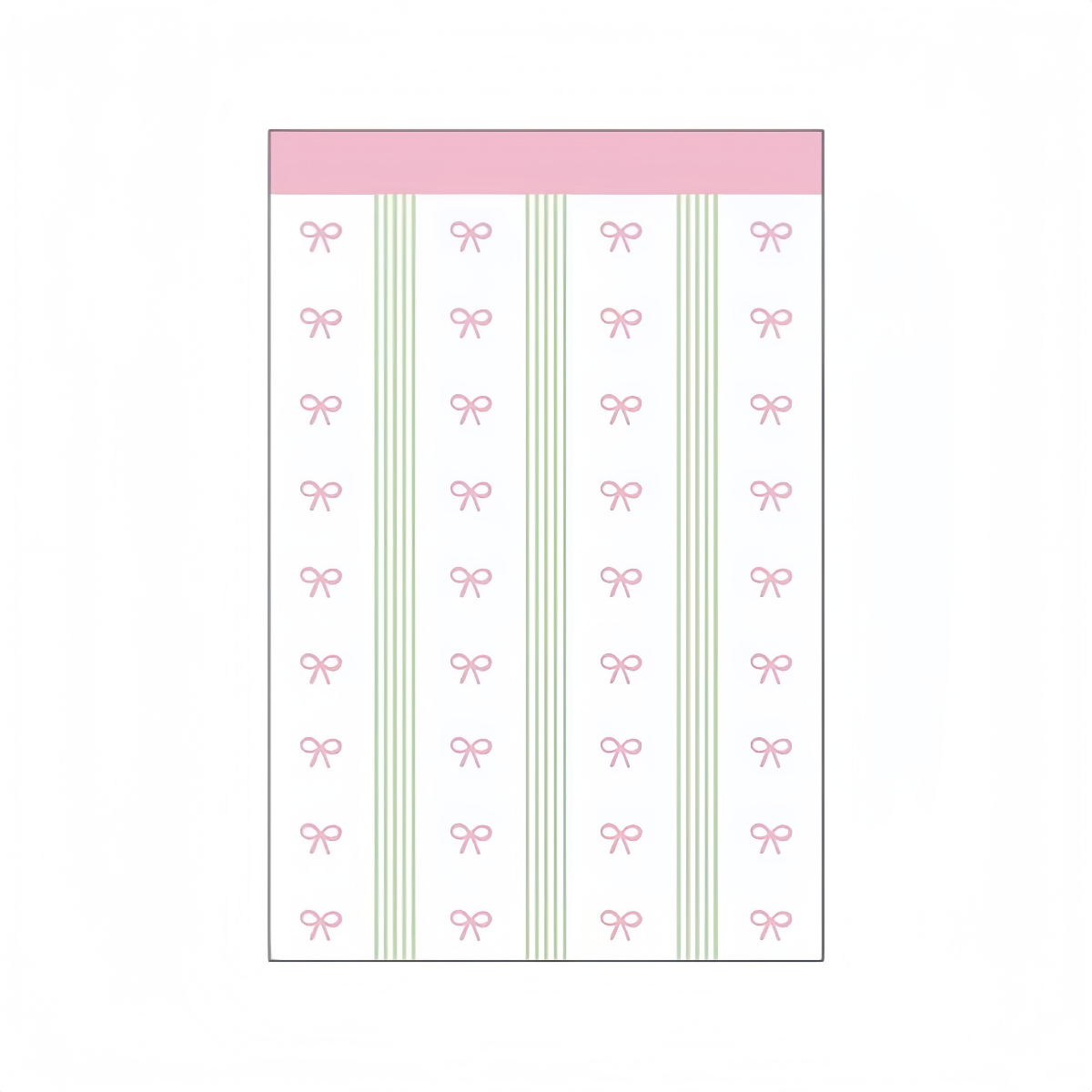 Pink Bow Shower Curtain