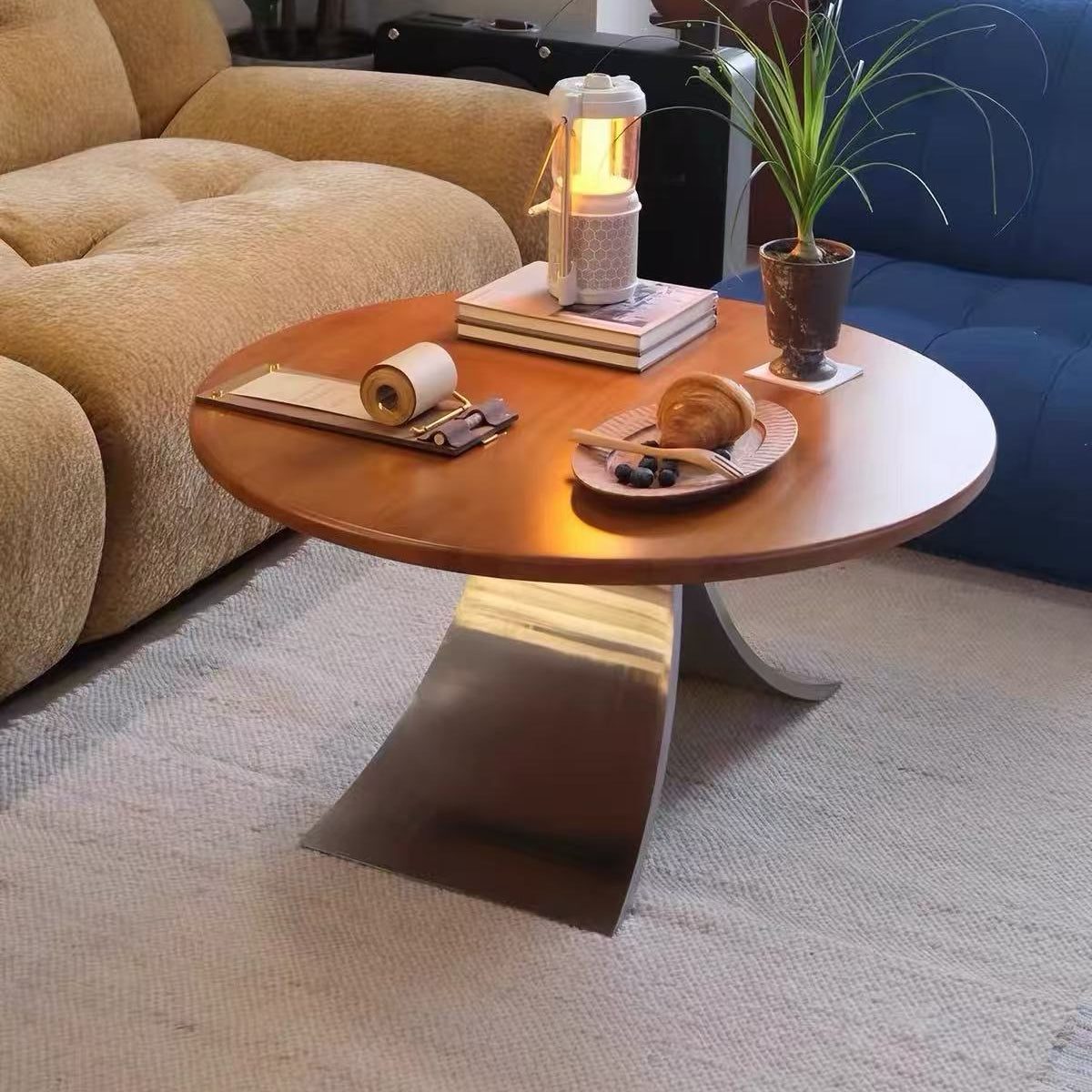 Arcform Round Wood Coffee Table