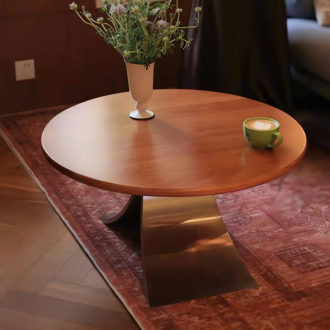 Arcform Round Wood Coffee Table