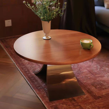 Arcform Round Wood Coffee Table