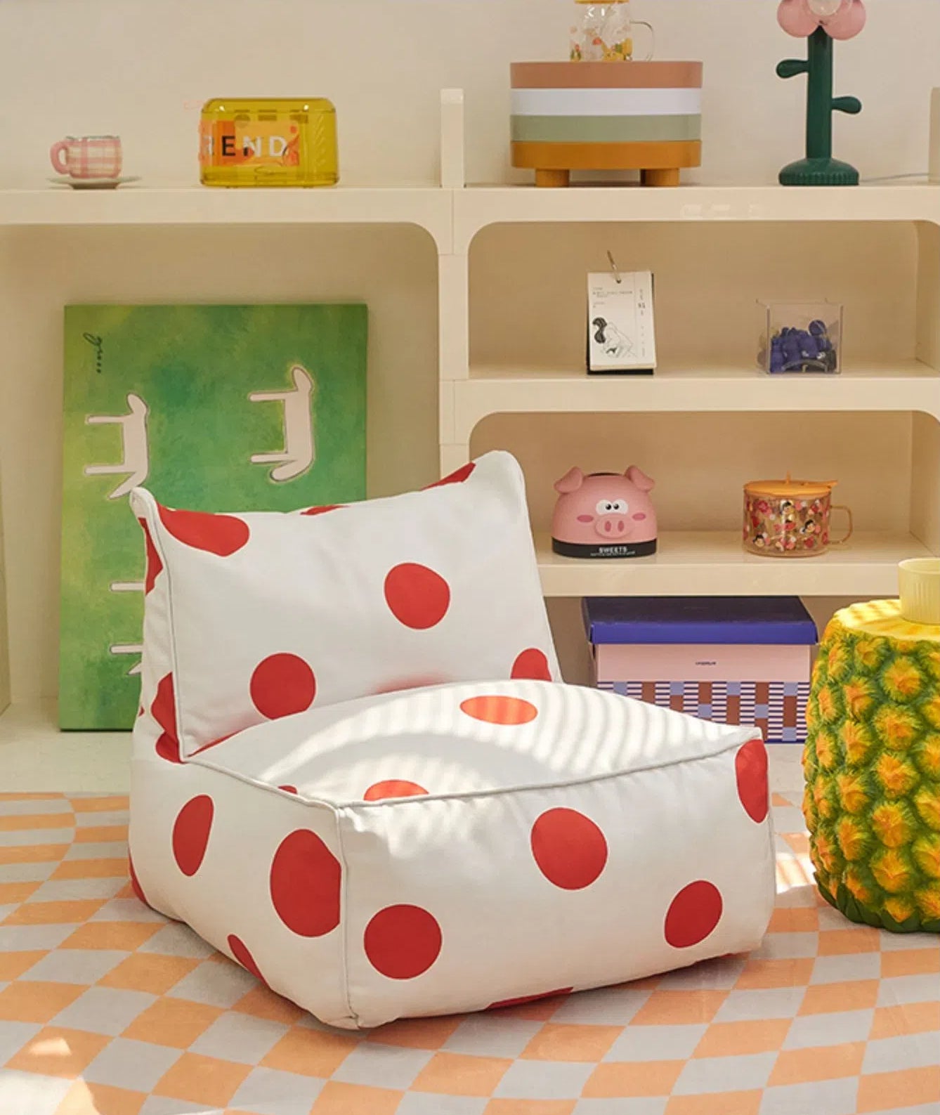 Polka Pop Bean Sofa (Multiple Colors)