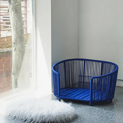 Modern Woven Pet Bed