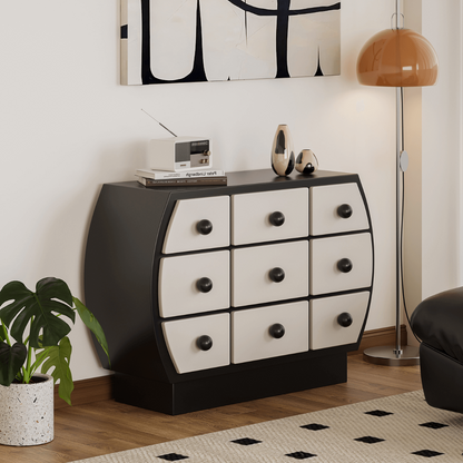 Gourd 9-Drawer Vintage Cabinet