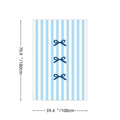 Blue Stripe Shower Curtain