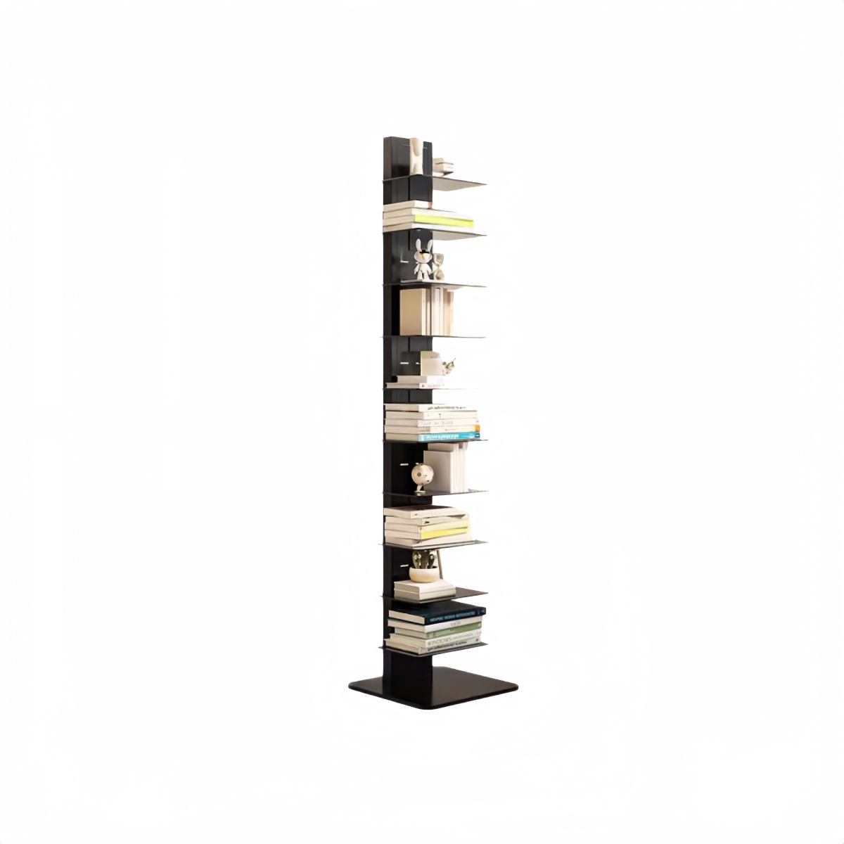 Slim Vertical Floating Book Rack