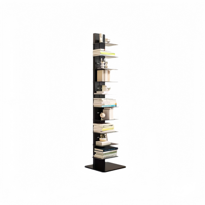 Slim Vertical Floating Book Rack