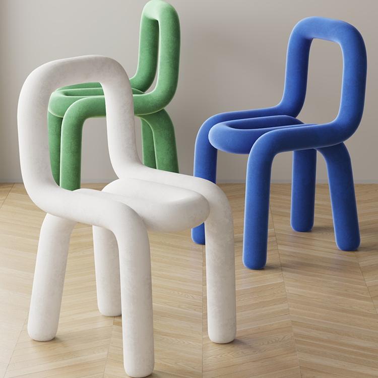 Curvy Tube Chair (Multiple Colors)