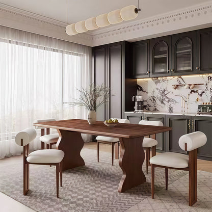 Paloma Wavy Edge Dining Table