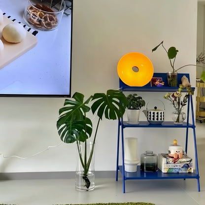 Vintage Multi‑Tier Magazine Display Shelf