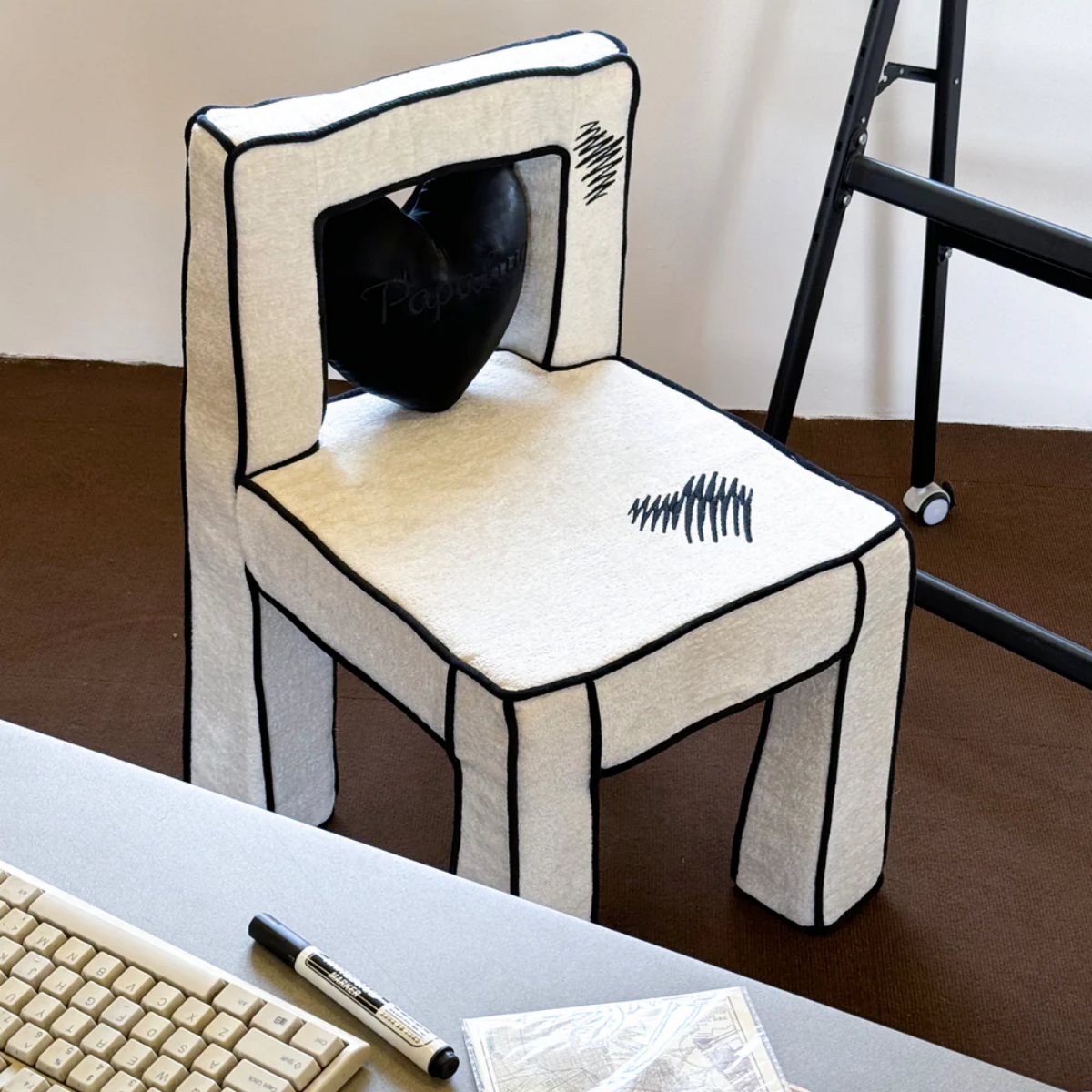 Heart-Shaped Cartoon Chair