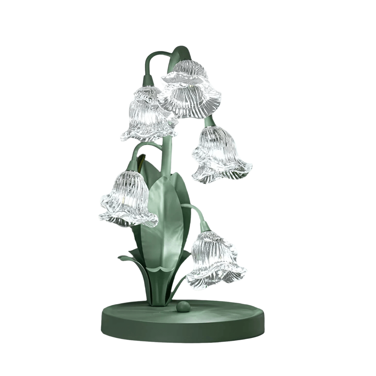 Lily-of-the-valley Glass Lamp