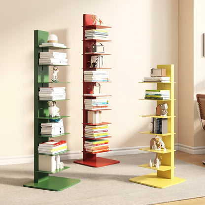 Slim Vertical Floating Book Rack