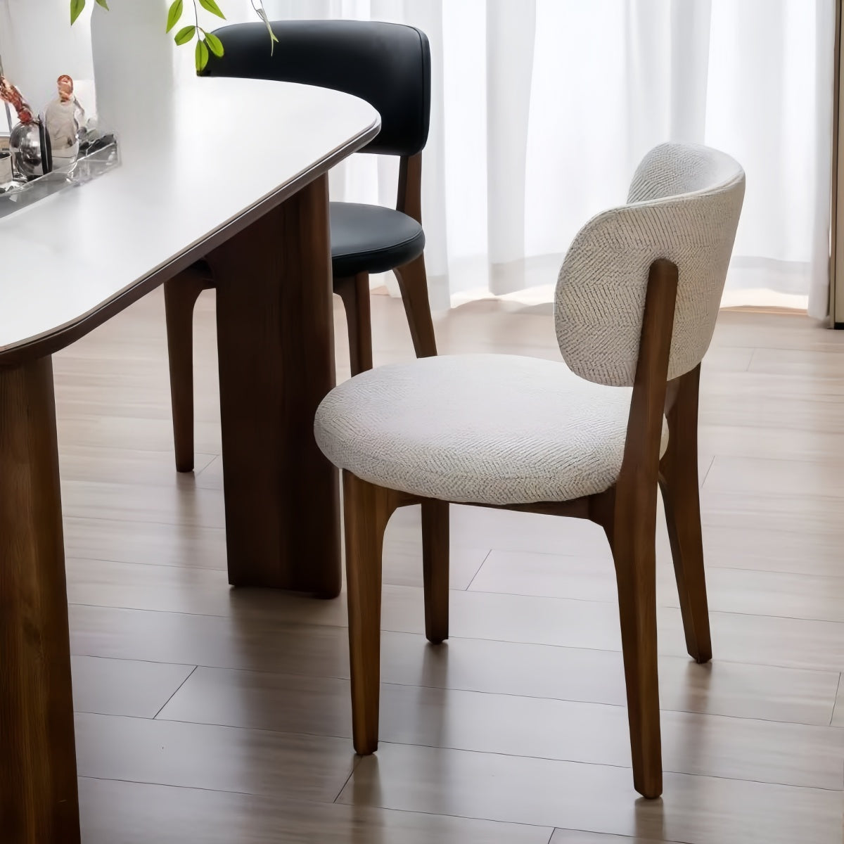 Isolde Linen Slipcover Chair