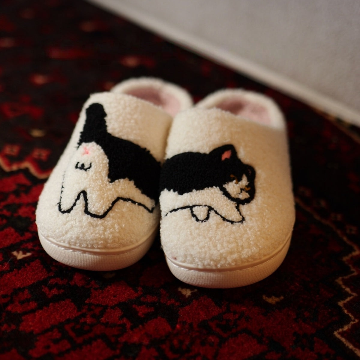Cat/Dog Person Fuzzy slippers