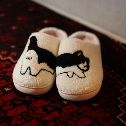 Cat/Dog Person Fuzzy slippers